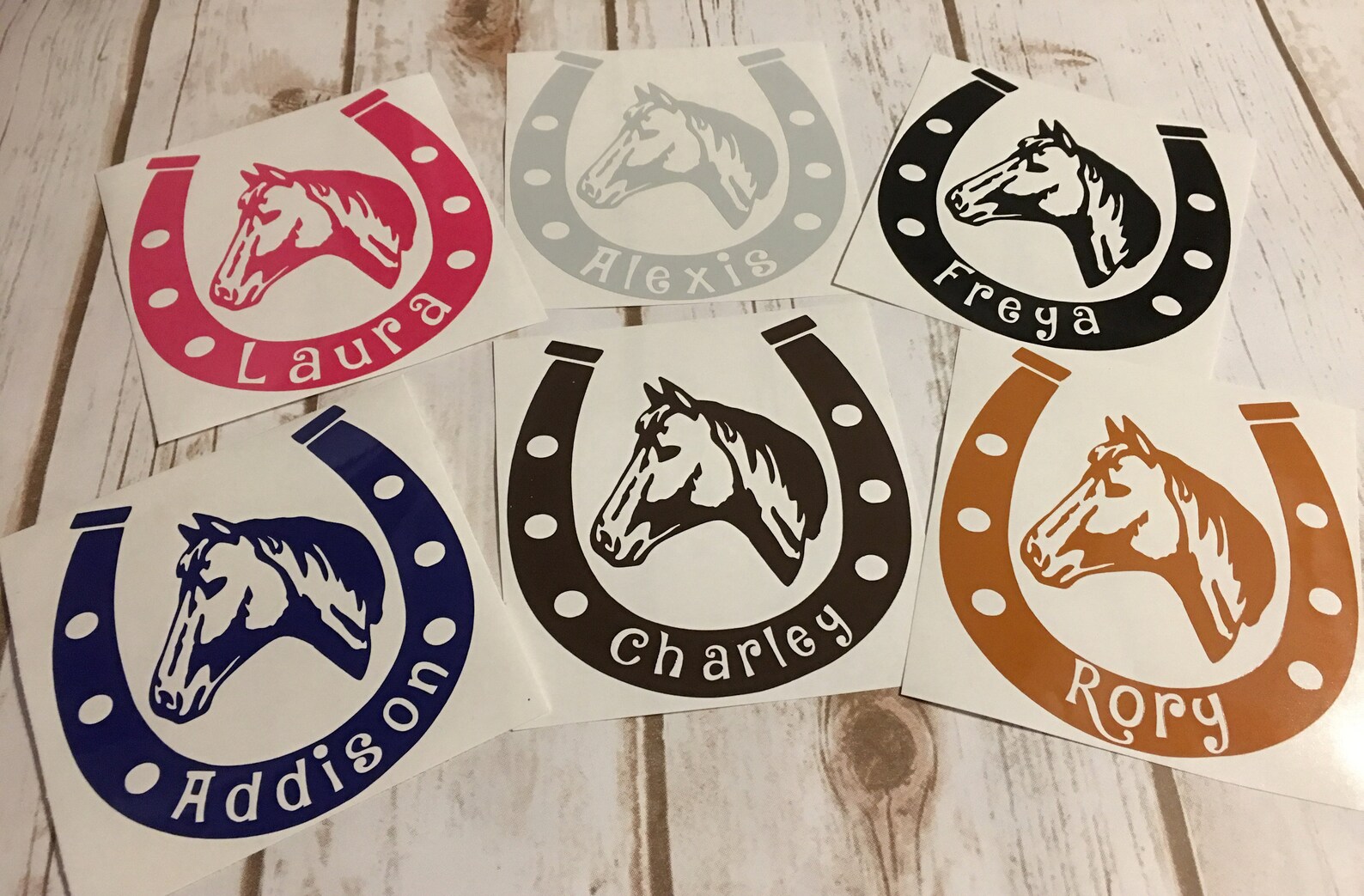 Horseshoe Decal Horseshoe Vinyl Decal YETI Decal RTIC Etsy
