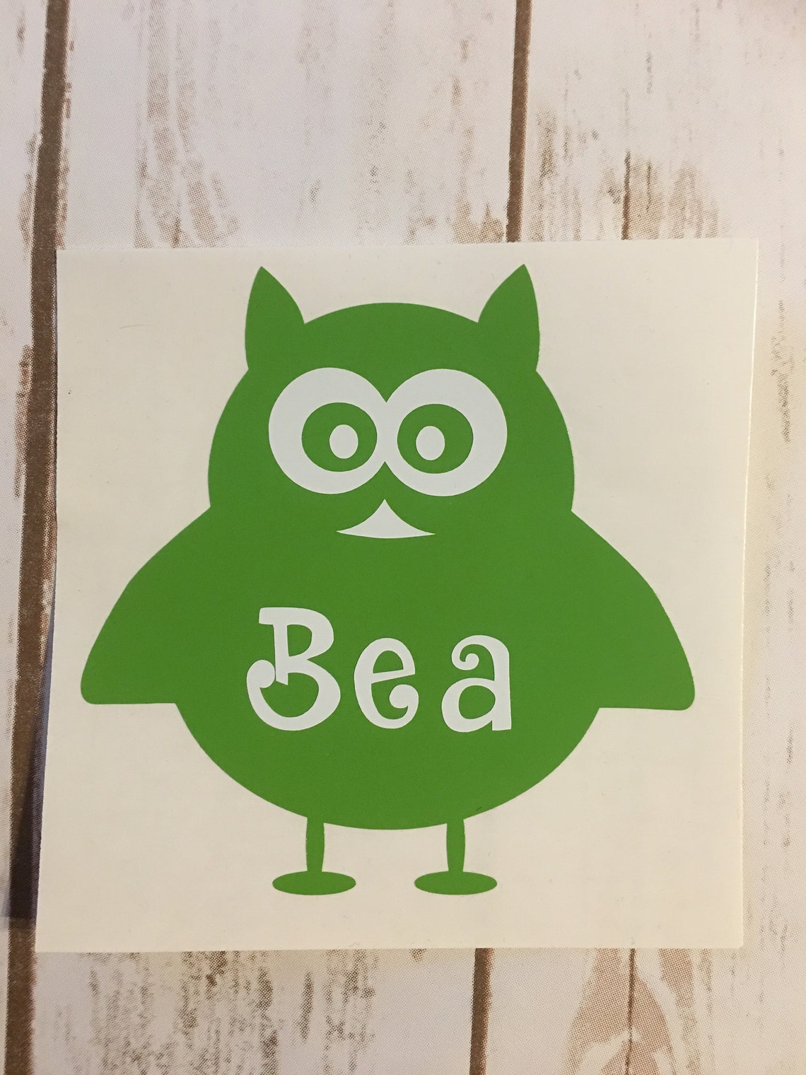 Owl Decal Custom Owl Decal Tumbler Decal YETI Decal Etsy