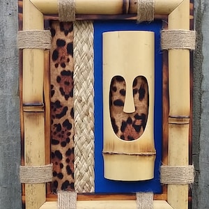 Bamboo Tiki Bob wall hanging.