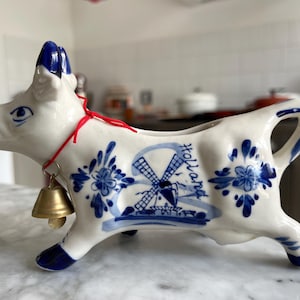 Delft Blue Cow Creamer from Holland