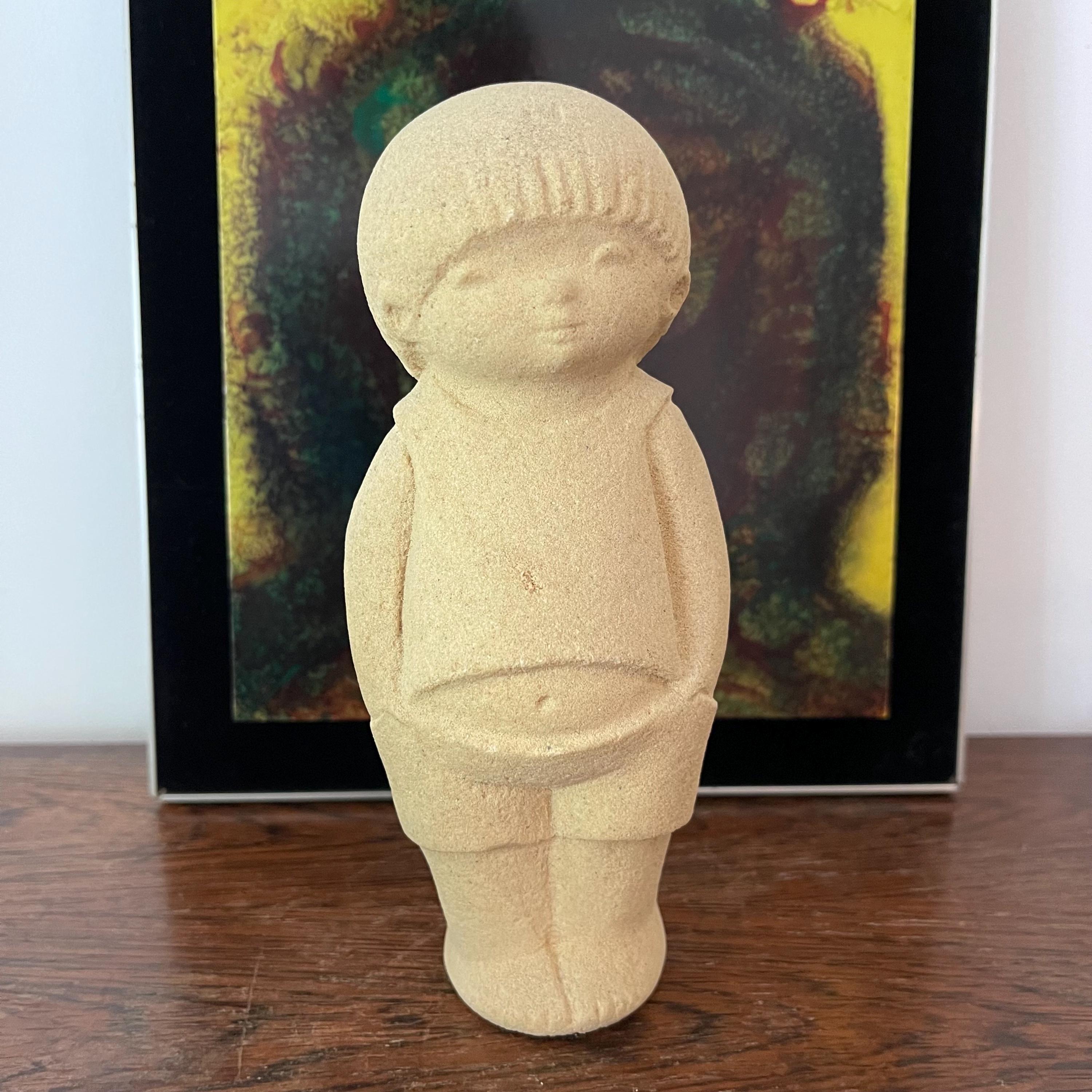 Stone Art Belgium Marbell Beeldje Vintage Seventies Boy - Etsy UK
