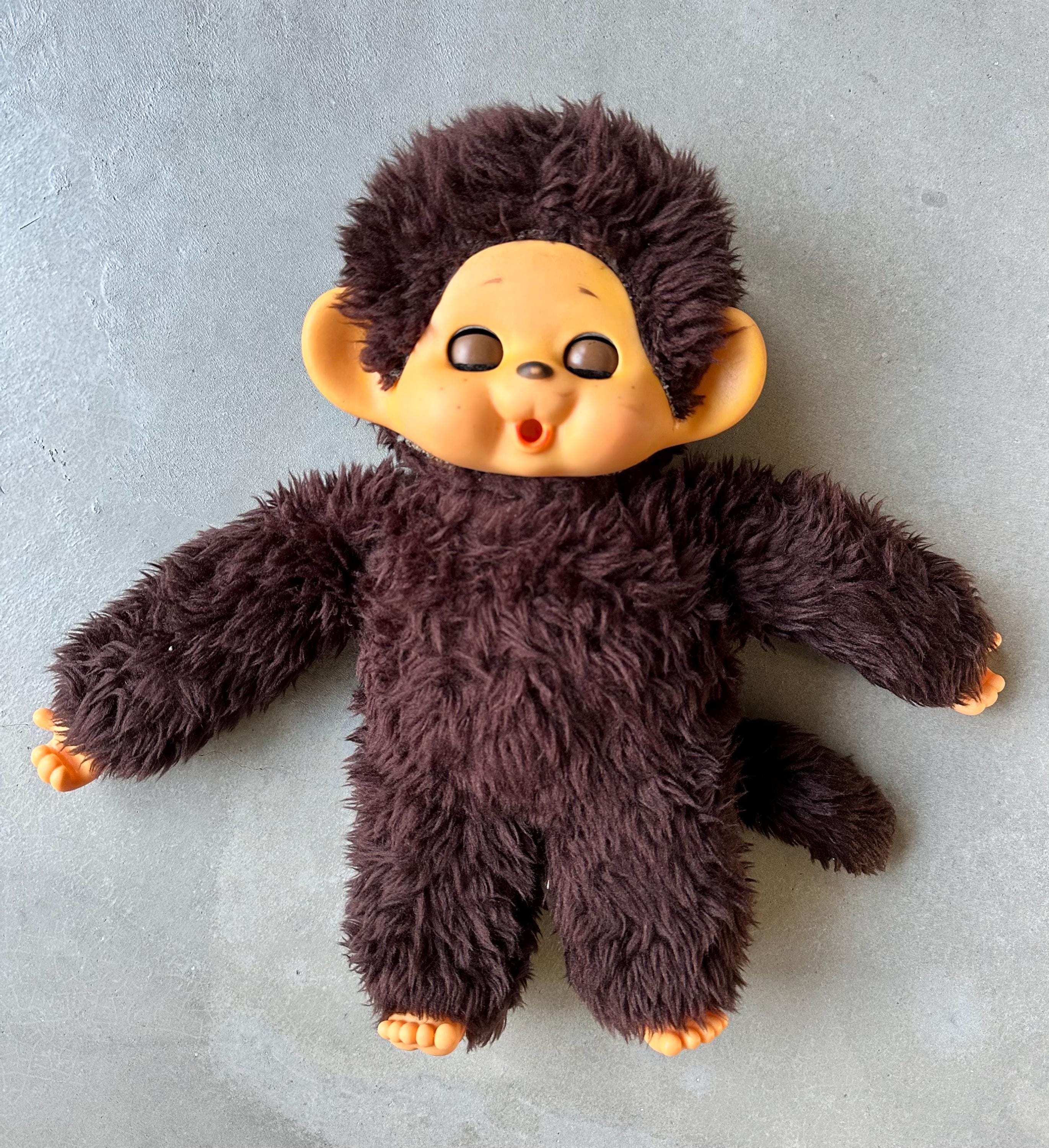 難あり　レーシーモンチッチ 根付　ブラウン　Monchhichi vintage Vintage Monchichi - Etsy Hong Kong