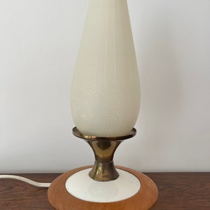 Tafellamp Midcentury vintage Statief koper English Deens design
