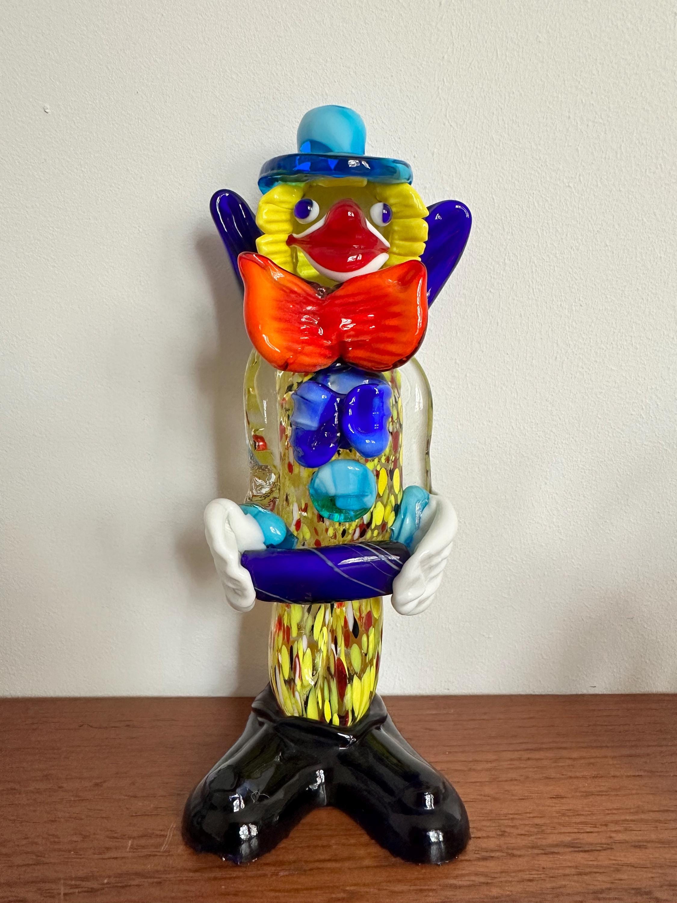 Murano glass clowns - Etsy 日本