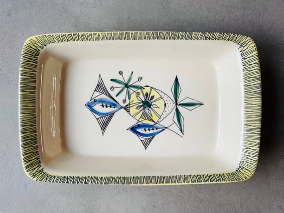 Buy Stavangerflint Bambus Flamingo Ovenschaal Eystein Sandnes Inger Waage  Fifties Vintage Online in India - Etsy