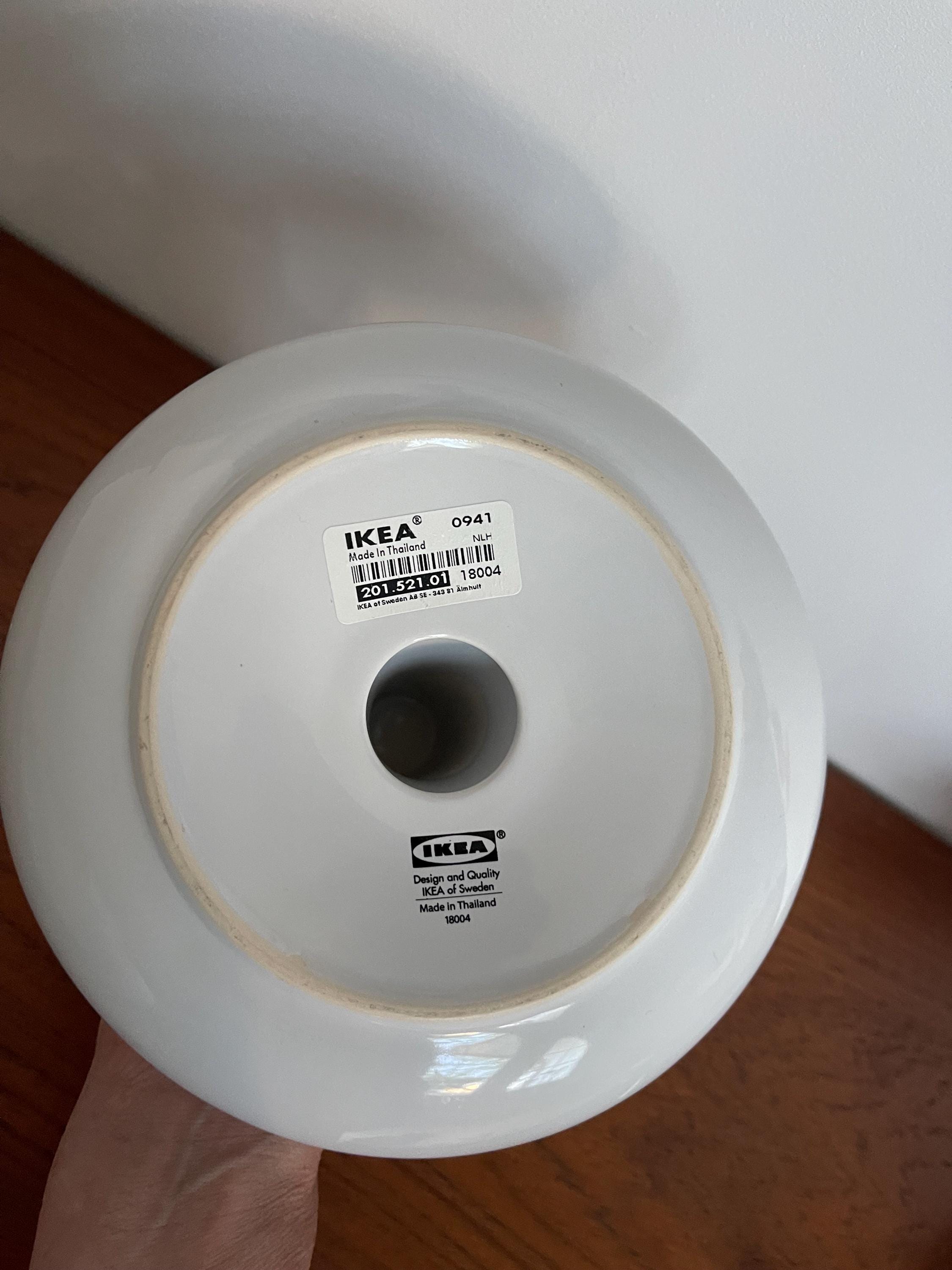 Witte Keramische Kandelaar IKEA Björkefall Jon Eliasson - Etsy
