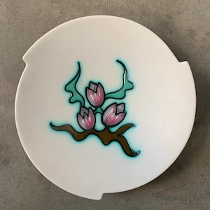 Flora Gouda keramiek Holland Bianca schaalbord vintage