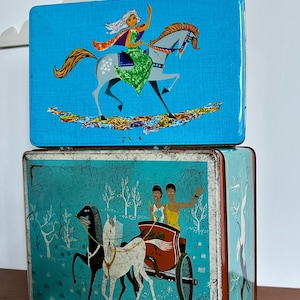Blik superchocolade Jacques Chocolat Belgien Vintage 70er Jahre Set