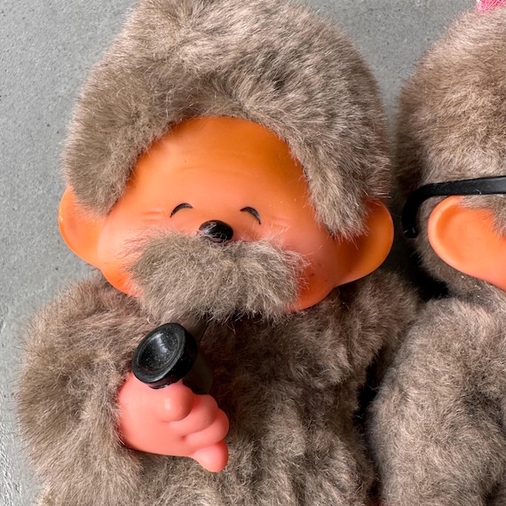 Monchhichi Vintage Sekiguchi Japan Grandpa and Grandma
