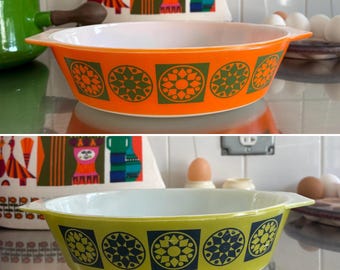 PYREX 440-47 Old Orchard Cinderella Mixing Bowl Fruit 441 442 443