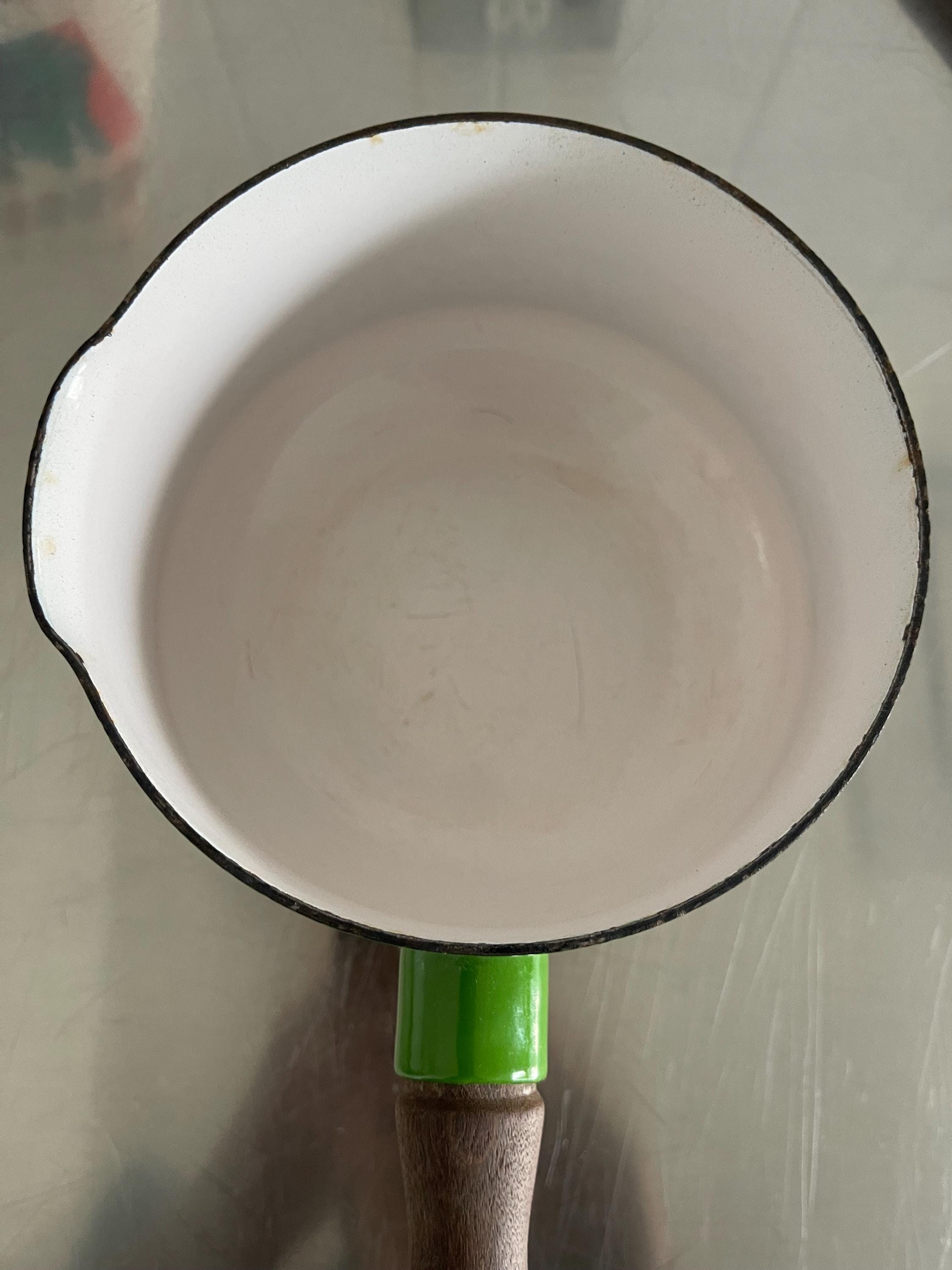 Vintage BIG Butterwarmer Saucepan Dansk Enamelware by Jens