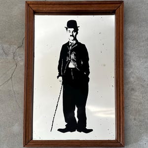 Mirror Charlie Chaplin - Etsy