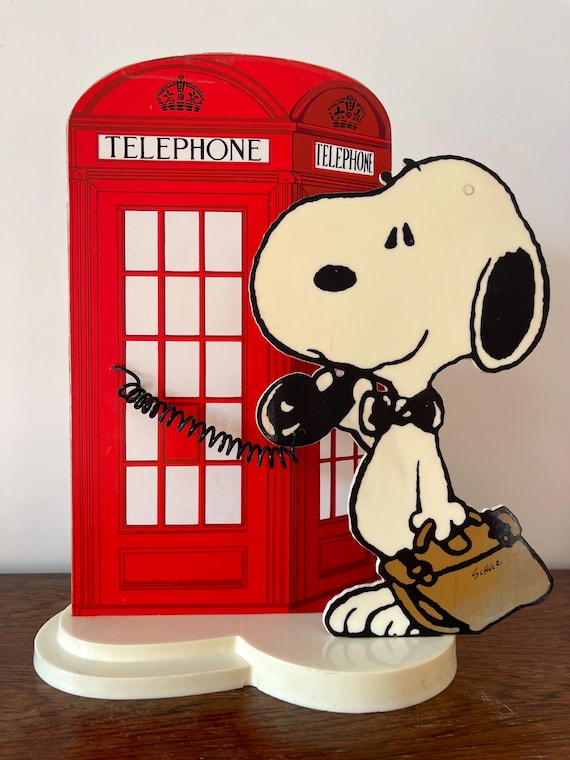 Zeldzame Vintage Snoopy Peanuts-lichtlamp Nuova Linea Zero Italy
