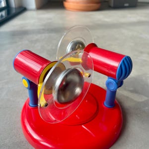 Ceiling Lamp Memphis style Red Yellow Blue 80s Post Modern Vintage