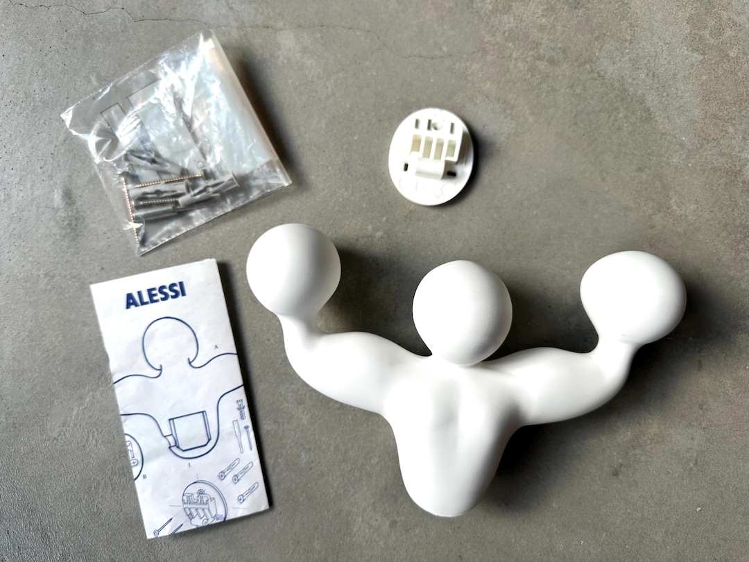 ALESSI アントニオ 壁付けハンガー Alessi GV03 Antonio the Hanger Design Guido Venturini Vintage 1994