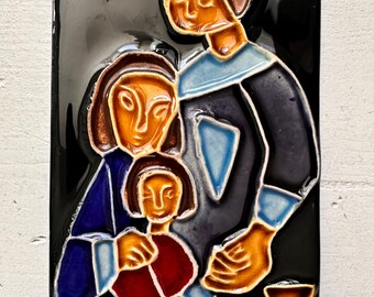 Tegeltje Aardewerk Henk Potters Pottenbakkers Oisterwijk Familie Jaren 70 Keramiek Vintage Dutch