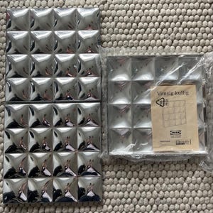 Wandpaneel Ikea Space Age Vimsig Kullig vintage plastic bubbels 2 exemplaren