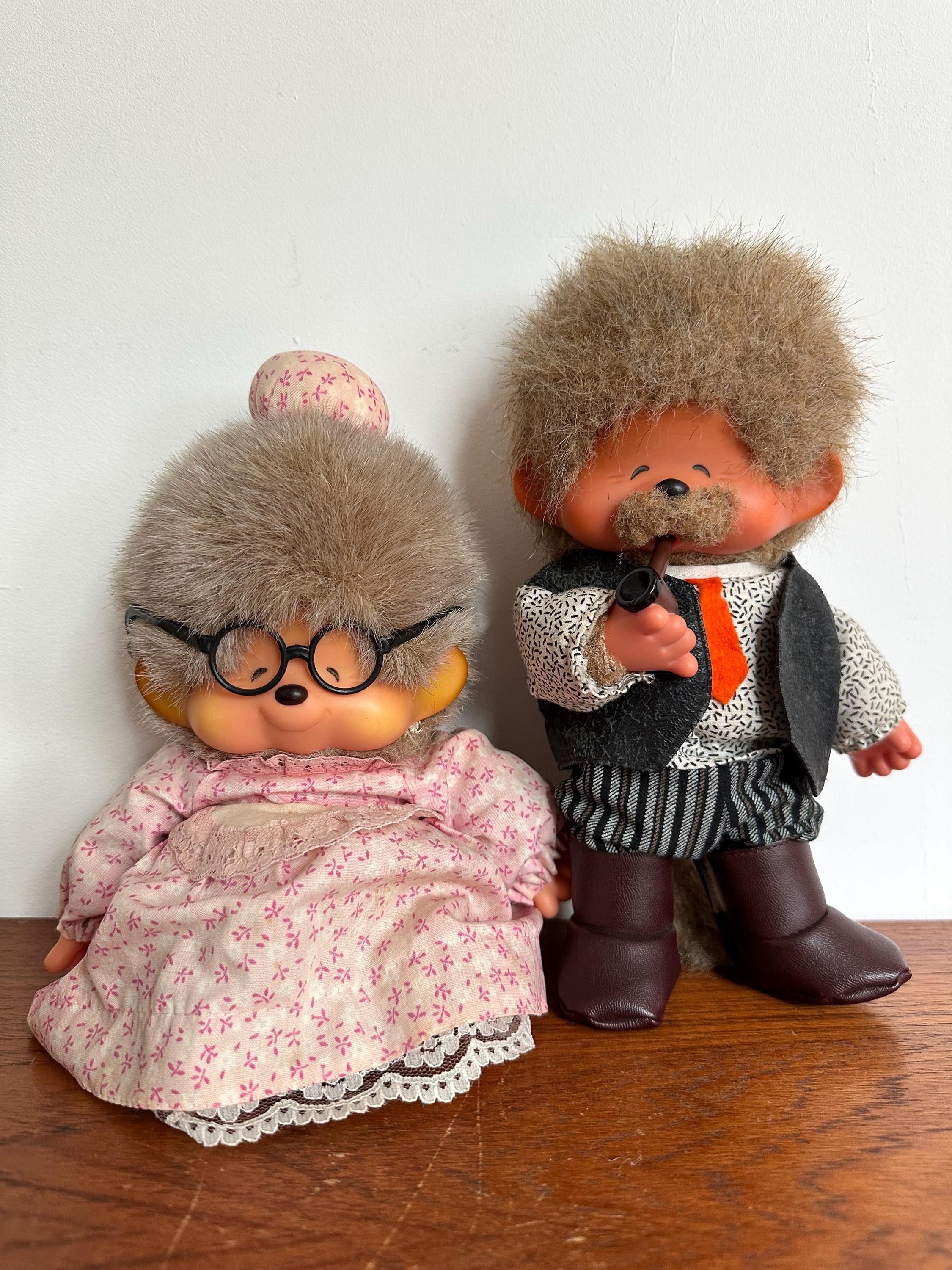 Vintage Grandpa Monchhichi - Etsy