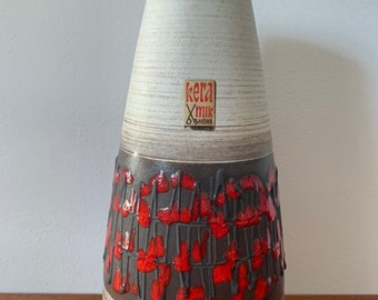 Dümler & Breiden Höhr keramiek vaas West-Duitsland midcentury vintage