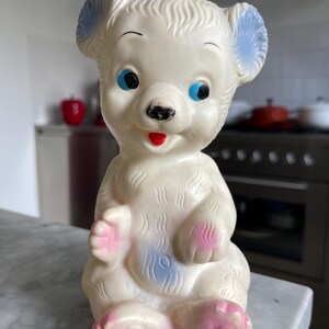 Squeaky Toy Rubbertoys Italy Bear Vintage Sixties