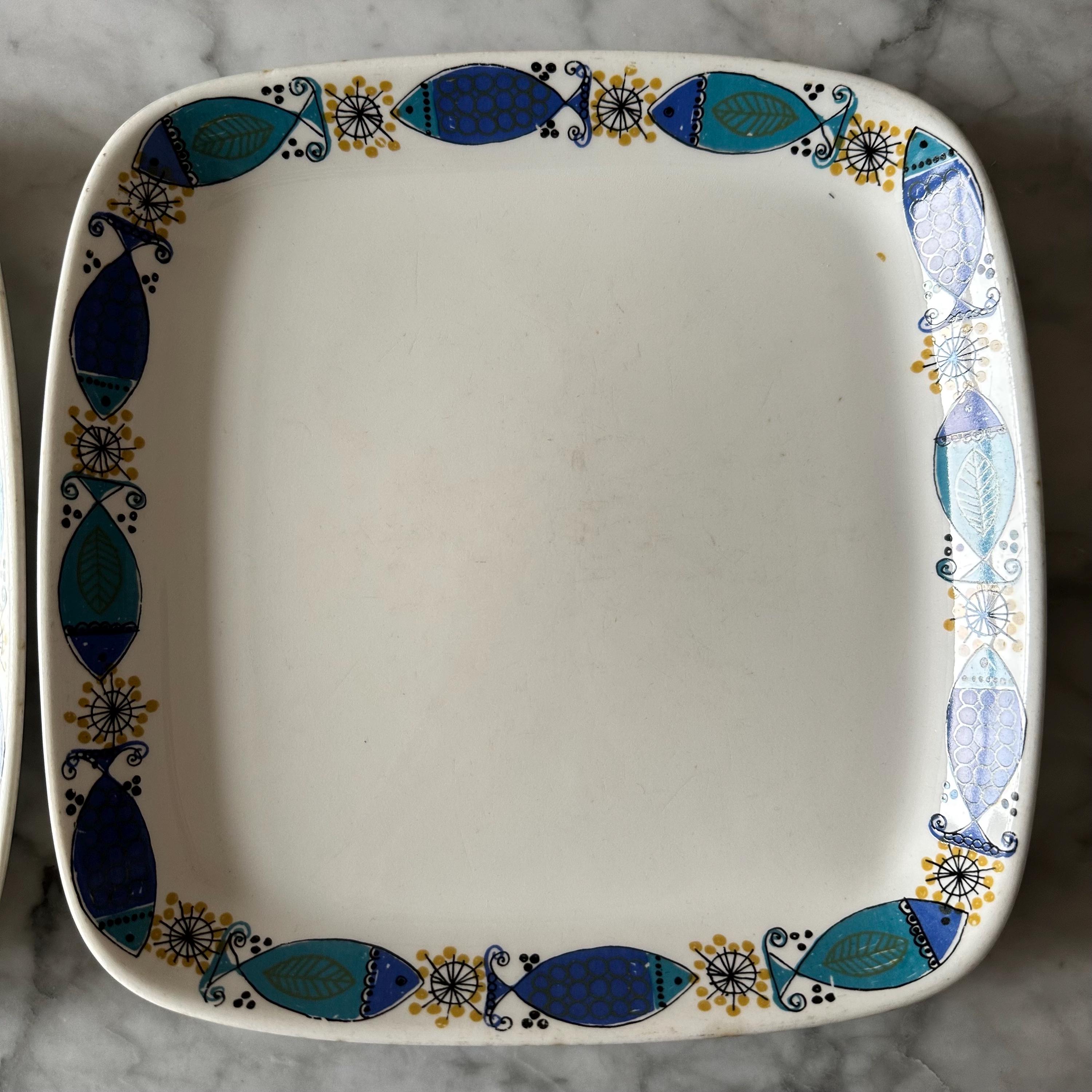2 Figgjo Clupea Dinner Plates Dessert 9