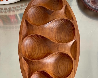 ヴィンテージ ミッドセンチュリー チーク材トレイ by Laur. Jensen