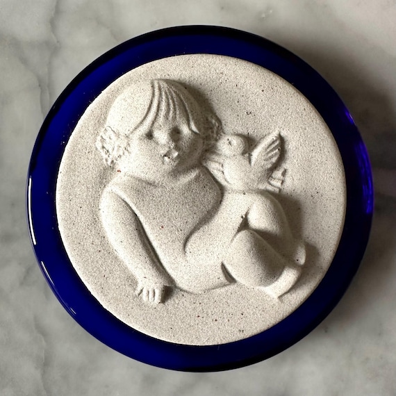 Marbell Stone Art Belgium Modernist Sculpture Little Girl With