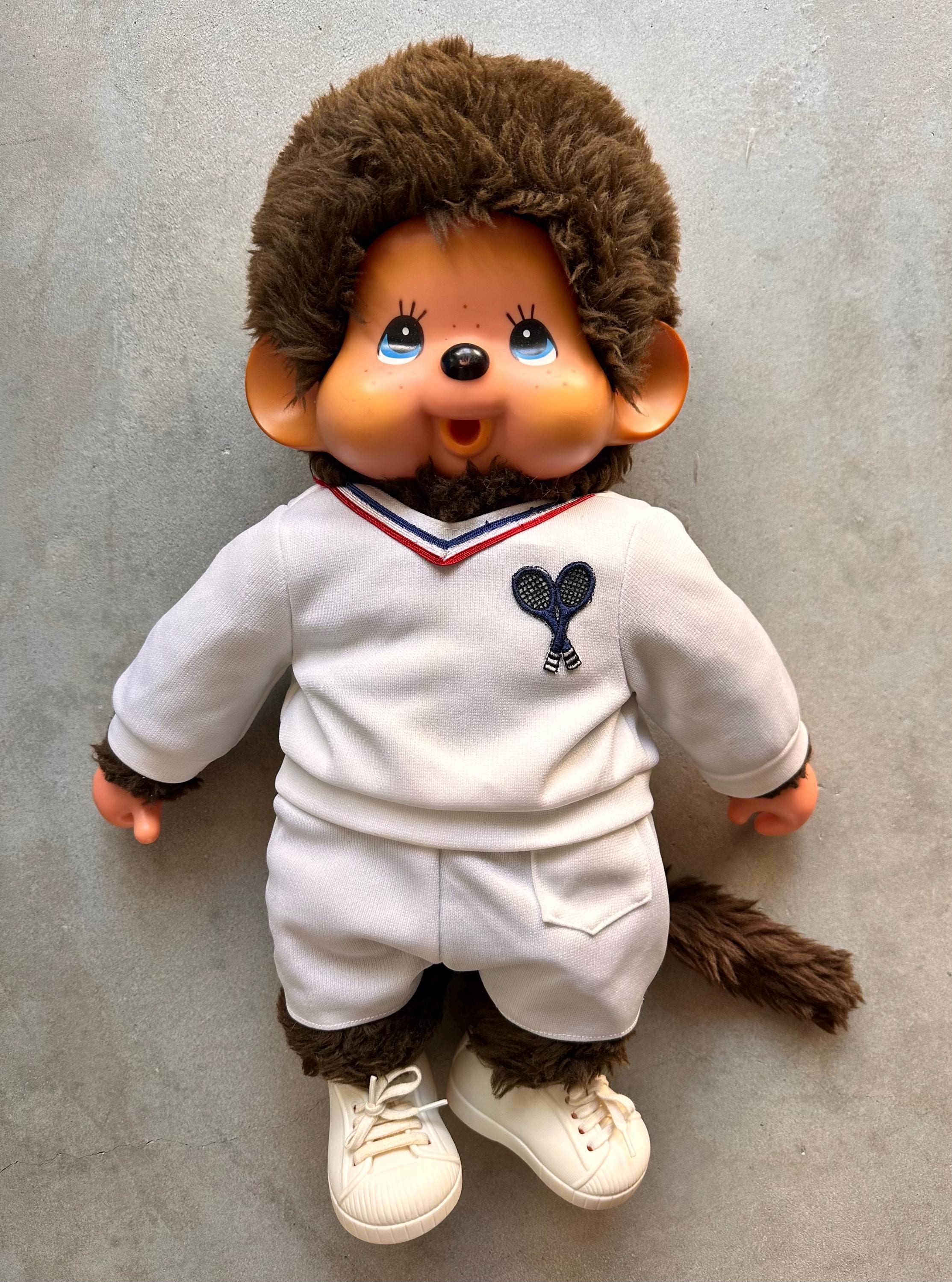 Monchhichi Moncicci Sekiguchi XL 45 Cm. Vintage Blue Eyes 1974