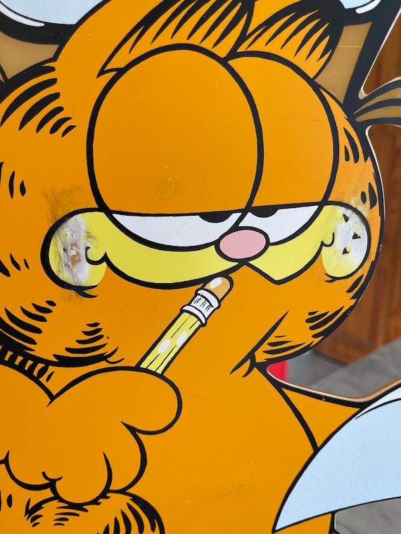 Zeldzame Vintage Garfield-lichtlamp Nuova Linea Zero Italy - Etsy
