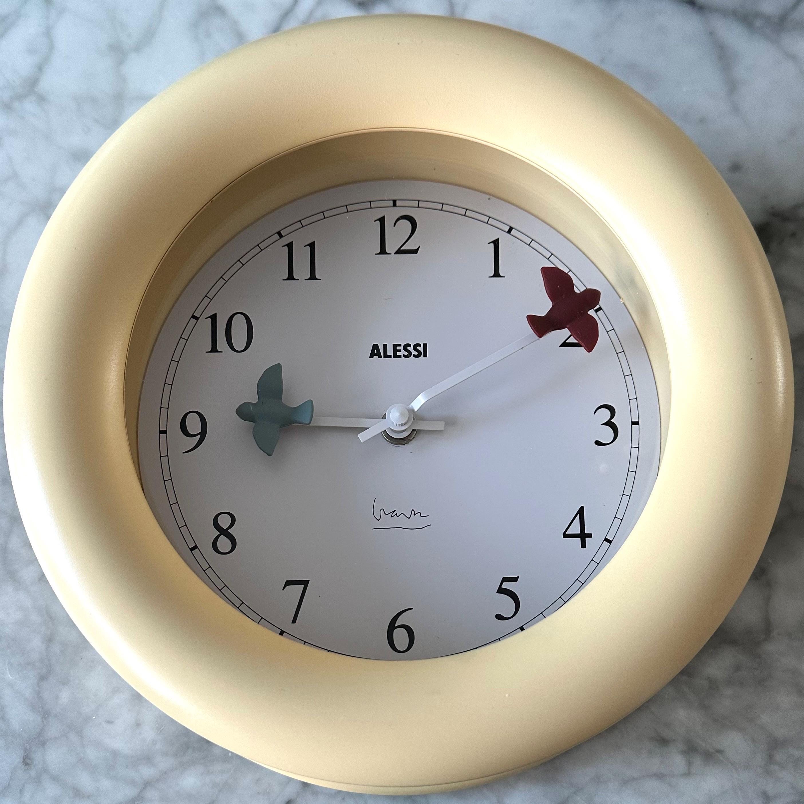 Alessi Michael Graves Wall Kitchen Clock Birdy 90s Vintage Italian