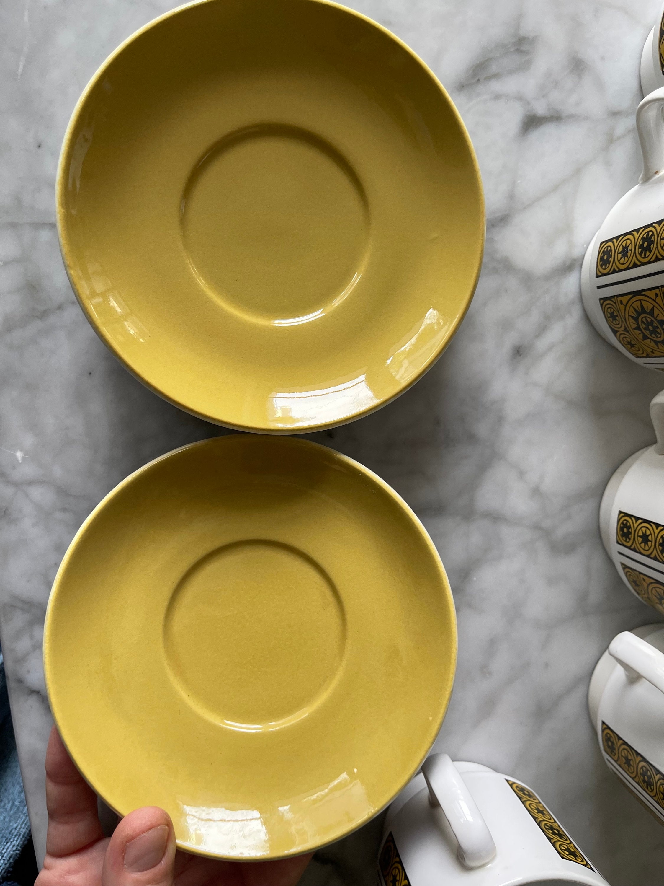 Staffordshire Potteries Vintage 5 Kop En Schotels - Etsy