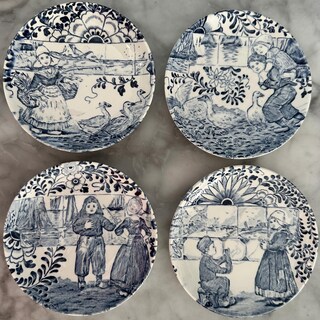 Sottopentola In Ceramica Boere Nbont 20x20 Cm – Sottobicchiere Tradizionale Olandese Dipinto A Mano