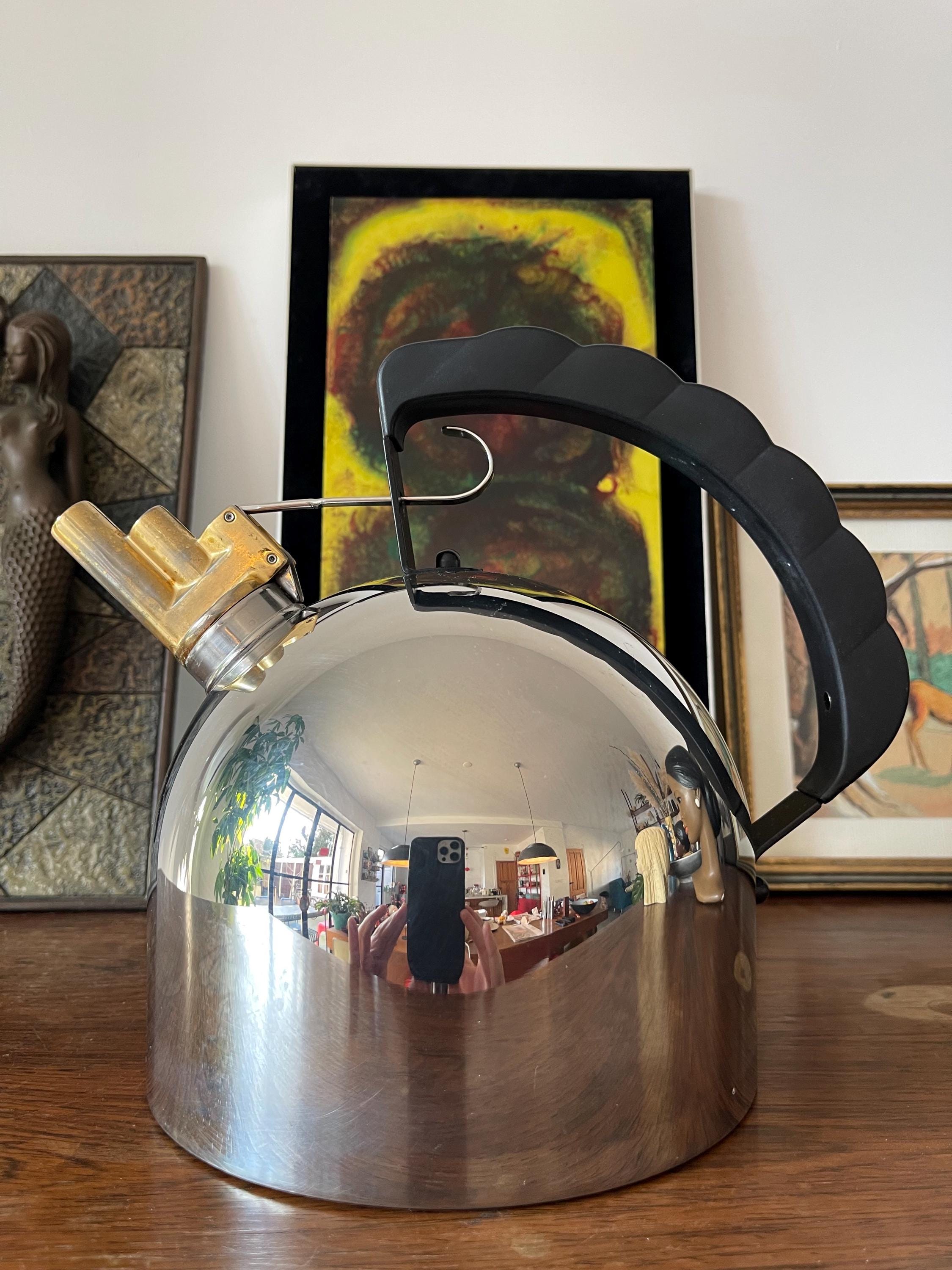 Richard Sapper Kettle Alessi Train Whistle Tea Kettle Alessi