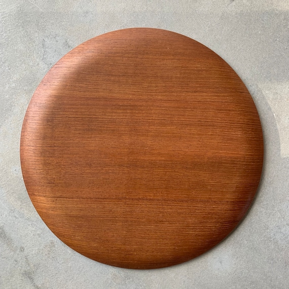 青峰重道 チーク材 プレート 皿 日本製 ミッドセンチュリーモダン NCC