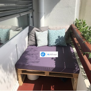 32&quot;x47&quot;x4&quot; 1x Sitting Pallet Cushion or 81.28x119.38x10cm many Colours available, Outdoor fabric