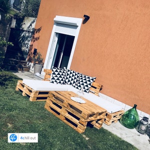 Euro Pallet Sitting Cushion 120x80x10cm, Outdoor fabrics, Many Colours Available