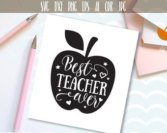Download Best Teacher Svg Etsy