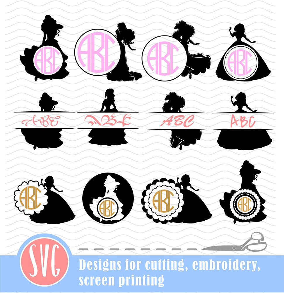 Free Free 141 Disney Princess Monogram Svg SVG PNG EPS DXF File