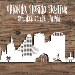 Florida Skyline - Vektorgrafik (svg, dxf, eps, ai)