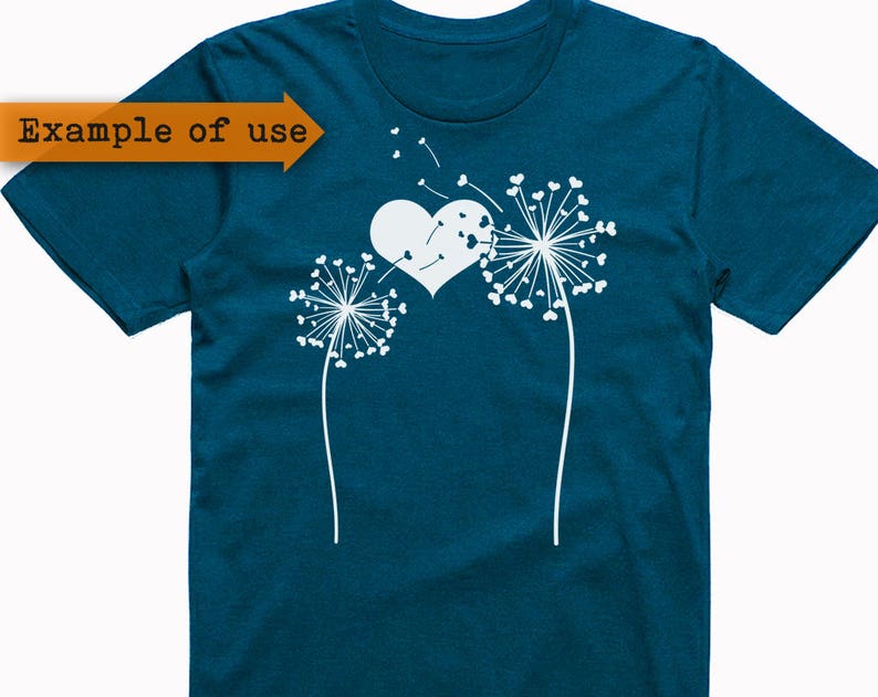 Free Free Heart Dandelion Svg 83 SVG PNG EPS DXF File