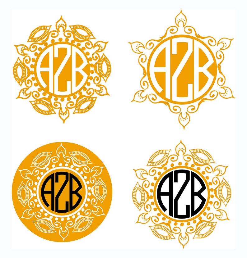 Free Free Initial Mandala Svg 599 SVG PNG EPS DXF File