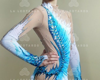 Competition Rhythmic Gymnastics Leotard,  Roller skating dress, Show dance, Acrobatic Rock'n'Roll, Twirling - SOLD