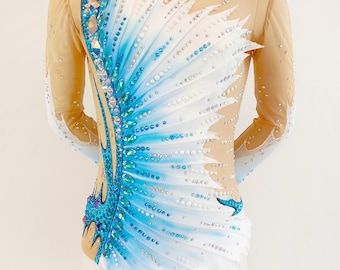 Competition Rhythmic Gymnastics Leotard,  Roller skating dress, Show dance, Acrobatic Rock'n'Roll, Twirling - SOLD