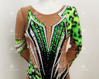 Competition Aerobic Gymnastics leotard, Acro costume, Roller-skating  , Show dance, Rhythmic Gymnastic leotard- SOLD