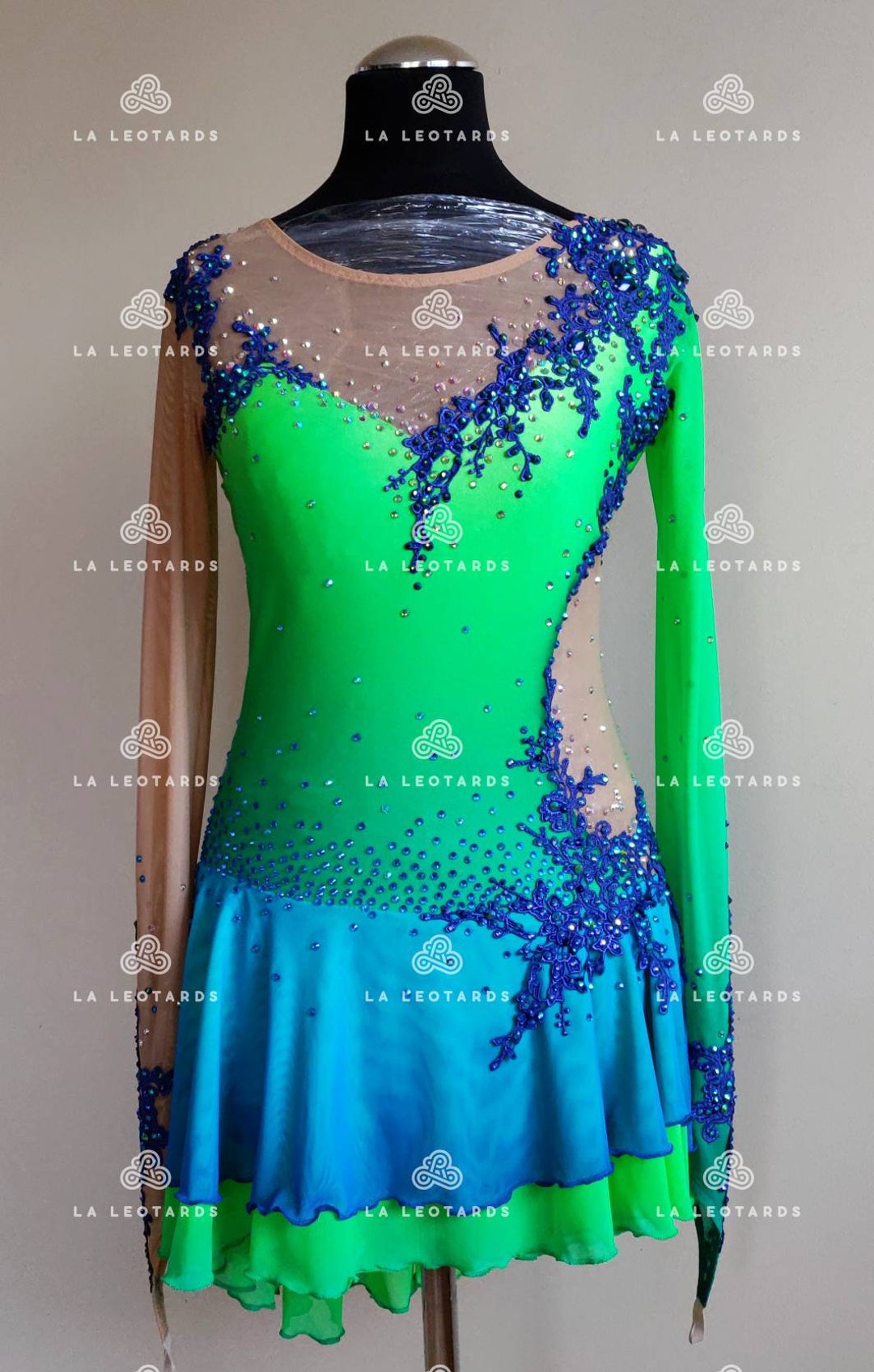 Figure Skating Dress, Roller Skating Dress, Show Dance, Acrobatic Rock