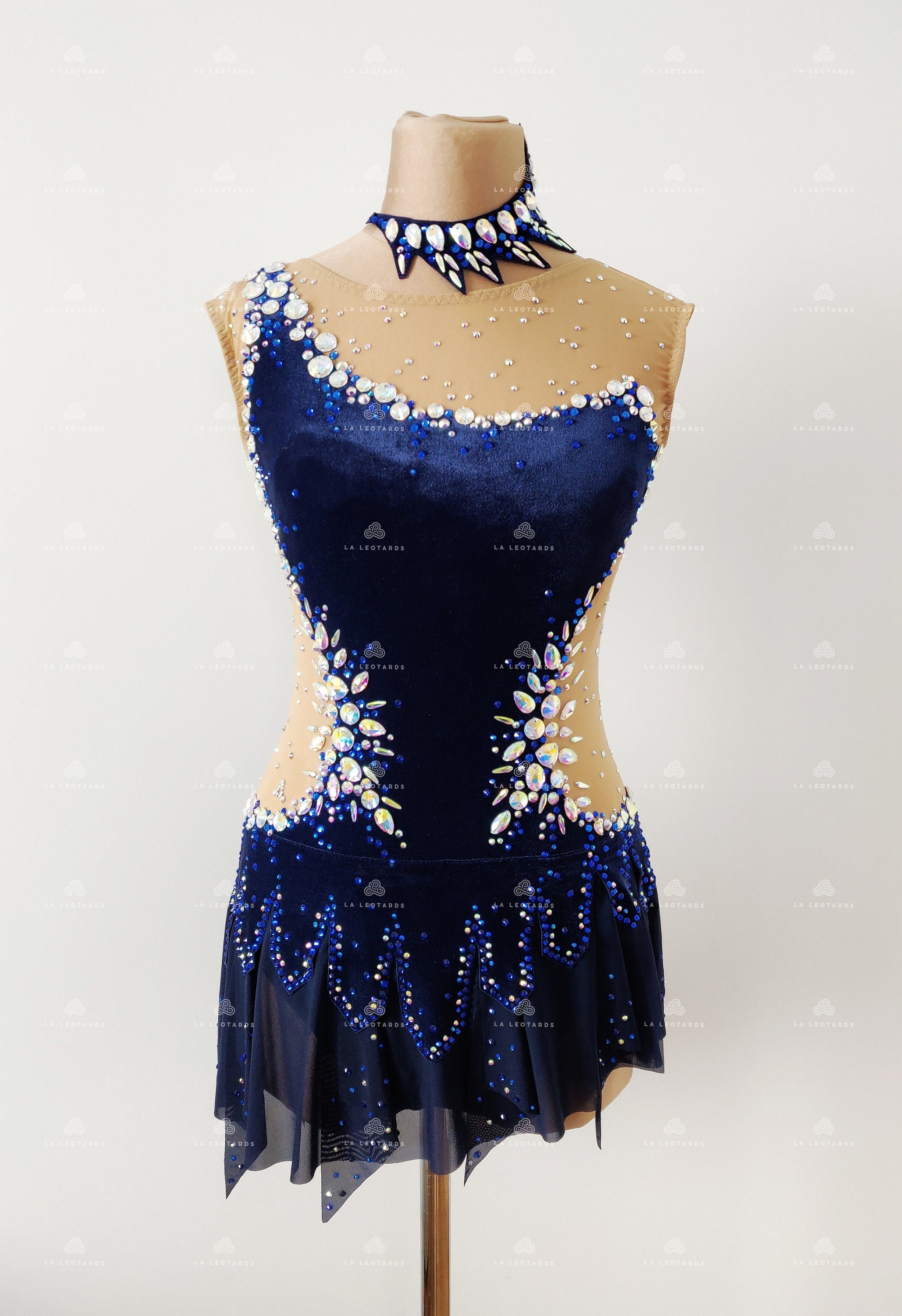 maxi dress beach vacation Tropical Twist Cutout Printed Fishtail Backless Dr Color:Royal Blue+White spring2026 Long black maid of