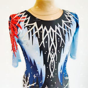 Aerobic Gymnastics leotard, Acro costume, Roller-skating  , Show dance, Rhythmic Gymnastic leotard- SOLD