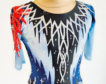 Aerobic Gymnastics leotard, Acro costume, Roller-skating  , Show dance, Rhythmic Gymnastic leotard- SOLD