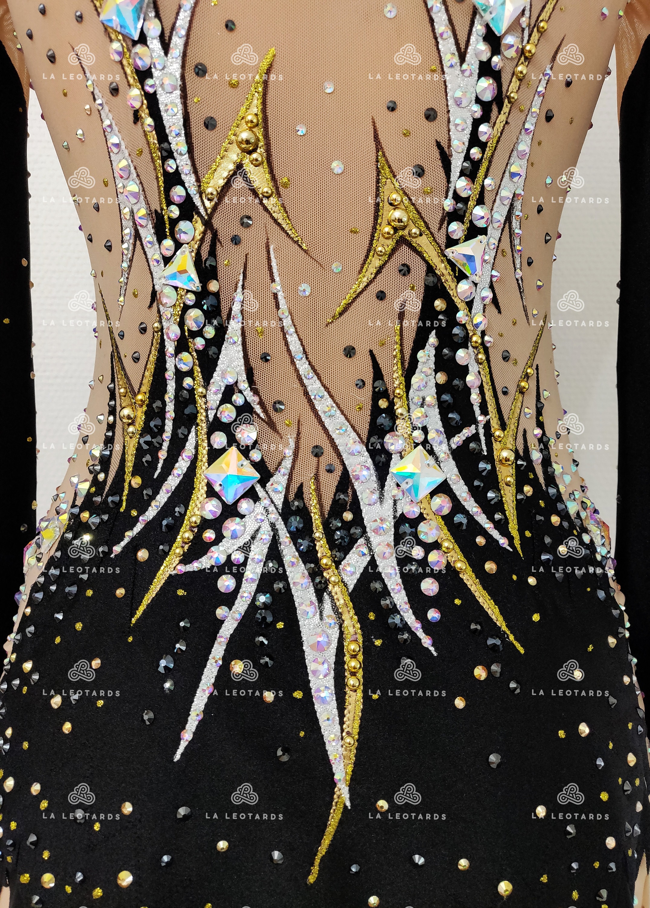 スティナカラフルな抽象模様のレオタード スティナカラフルな抽象模様のレオタード スティナカラフルな抽象模様