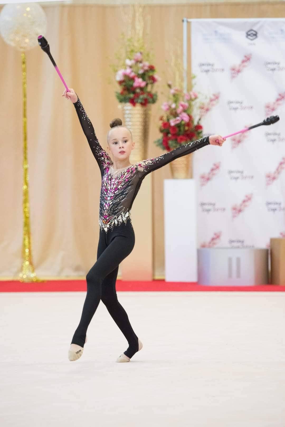 Tuta Da Ginnastica Ritmica Per Bambina Kvysinly, Body Con Manica Lunga E Scollo Singolo, Corti In Abbinata Per Danza E Gare